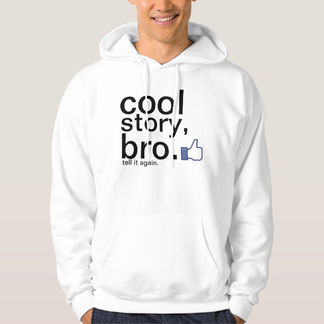Veste À Capuche Histoire fraîche, bro. (Devant)