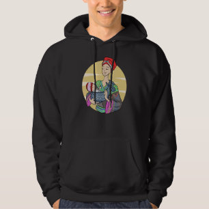Veste À Capuche Hmong Miao Fier Mère Traditionnelle Femme Hmoob Et