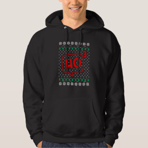 Veste À Capuche Ho 3 Cubed Funbed Christmas Math Enseignant Ho Ho