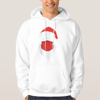 Veste À Capuche Ho Ho Ho ! Père Noël portant la chemise Masque Xma