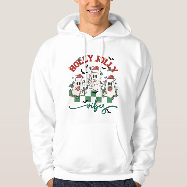 Veste À Capuche Holly Jolly Vibes (Devant)