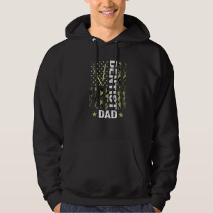 Veste À Capuche Homme Drapeau Usa Camouflage Dentiste Papa Patriot