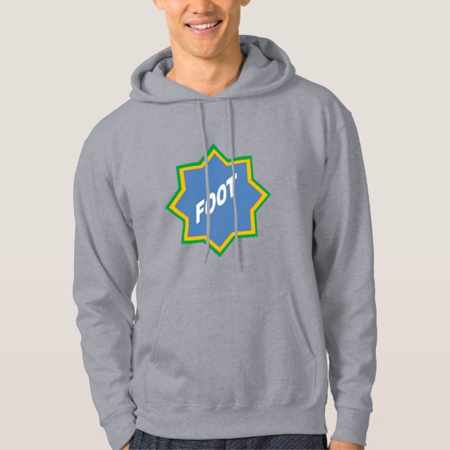 Veste à capuche homme  FOOT  BRAZIL  (Devant)