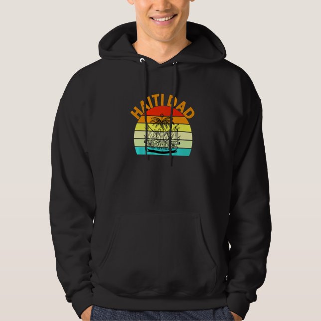 Veste À Capuche Homme Haïti Papa (Devant)