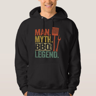 Veste À Capuche Homme Mythe BBQ Légende Barbecue Grilling Papa Gri