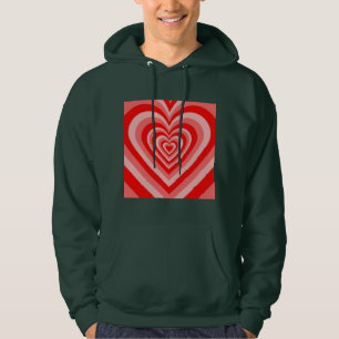 Veste À Capuche Homme sweatshirt à capuchon de base rose et rouge