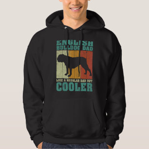 Veste À Capuche Homme Vintage Anglais Bulldog Papa Comme Un Da Rég