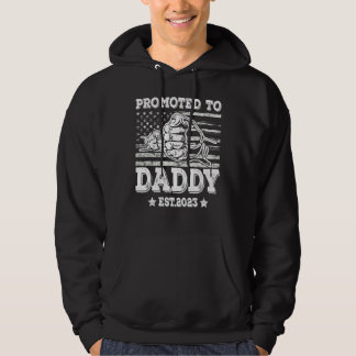 Veste À Capuche Homme Vintage promu Papa 2023 Grossesse Papa de la