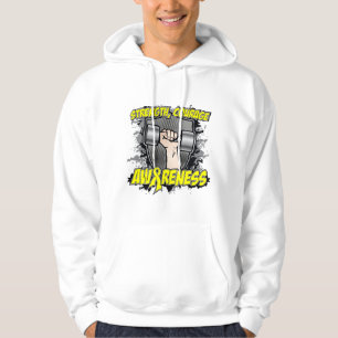 Veste À Capuche Hommes de courage de force de Cancer de sarcome