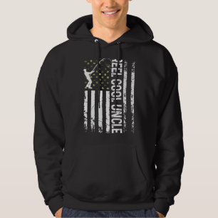 Veste À Capuche Hommes Drapeau Américain Cool Oncle Pour Papa Husb