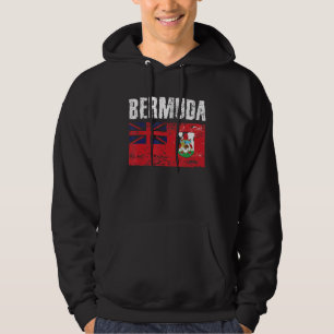 Veste À Capuche Hommes Femmes Bermudes Prière Nationale Trouble Be