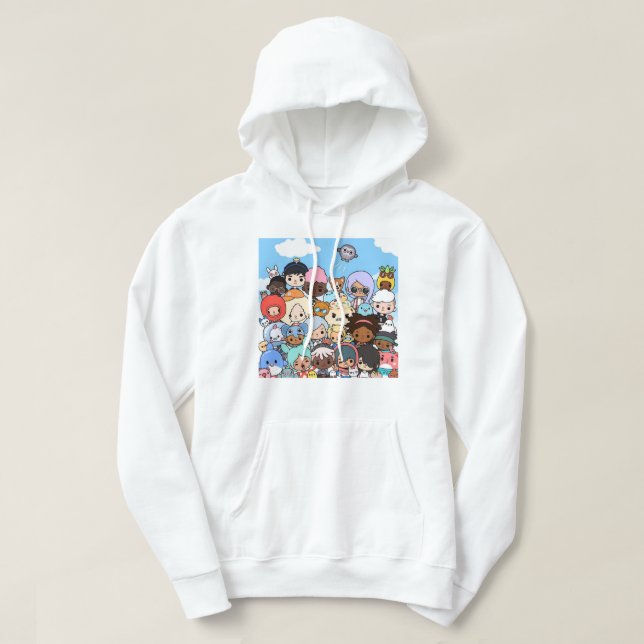 Veste À Capuche Hommes Femmes Toca Enfant Boca Graphique Convivial (Design devant)