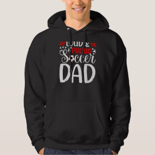 Veste À Capuche Hommes Fier Soccer Papa Soccer Joueur Fête des pèr
