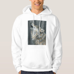 Veste À Capuche Hommes hurlants de loup ou sweatshirt unisexe de