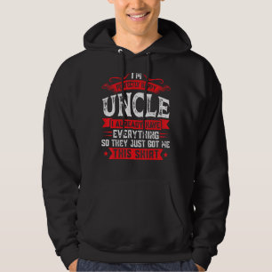 Veste À Capuche Hommes Je suis parfaitement heureux Oncle I Déjà o