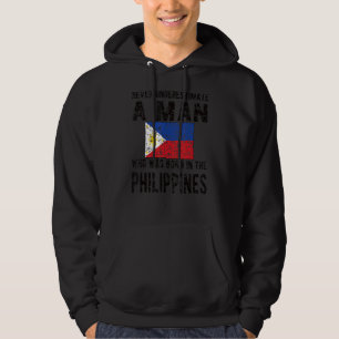 Veste À Capuche Hommes Nés Aux Philippines Drapeau Philippin Filip