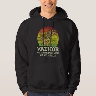 Veste À Capuche Hommes Vathor Père Thor Viking Papa Fête des pères
