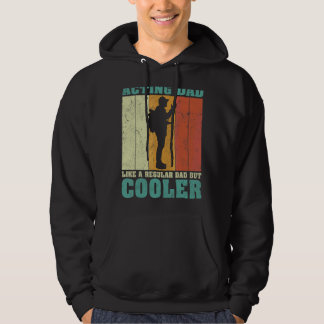 Veste À Capuche Hommes Vintage Retro Agissant Papa Comme Un Père R