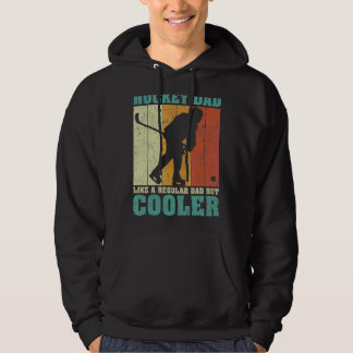 Veste À Capuche Hommes Vintage Retro Hockey Papa Comme Un Papa Rég
