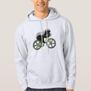 Veste À Capuche Honey Badger Cycliste animal motard amusant