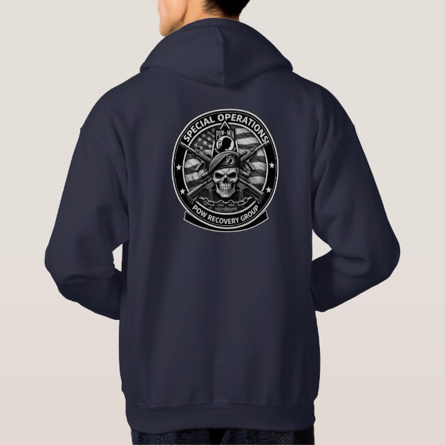 Veste À Capuche Honorez les disparus. Récupérez les braves (Dos)