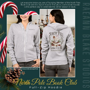 Veste À Capuche Hoodie à fermeture éclair North Pole Book Club