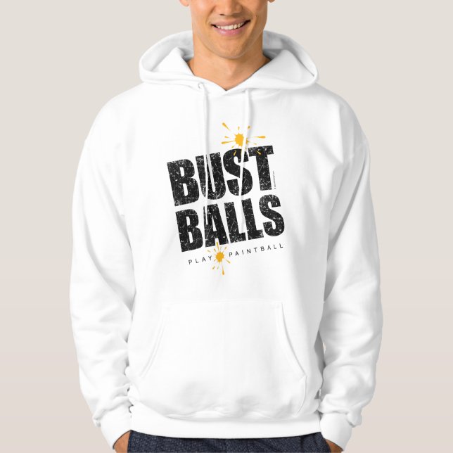 Veste À Capuche Hoodie Bust Balls (Devant)
