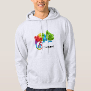 Veste À Capuche Hoodie Chameleon Inspirant pour Hommes - Vibrant