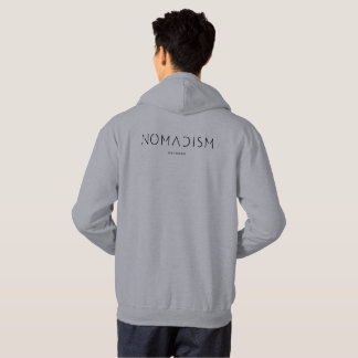 Veste À Capuche Hoodie Nomadism Records Logo Noir