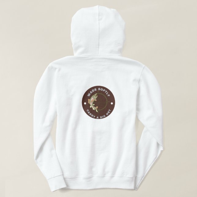 Veste À Capuche hoodie pour la pêche à la mouche (Design dos)