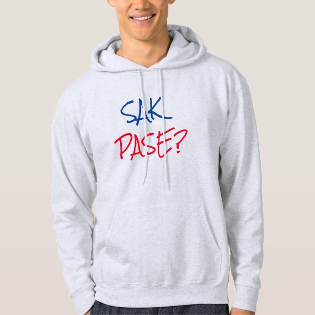 Veste À Capuche Hoodie Sak pase? Nap boule! Pour homme en créole. (Devant)
