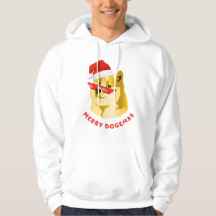 Veste À Capuche Hoodies with Dogecoin Merry Cryptmas