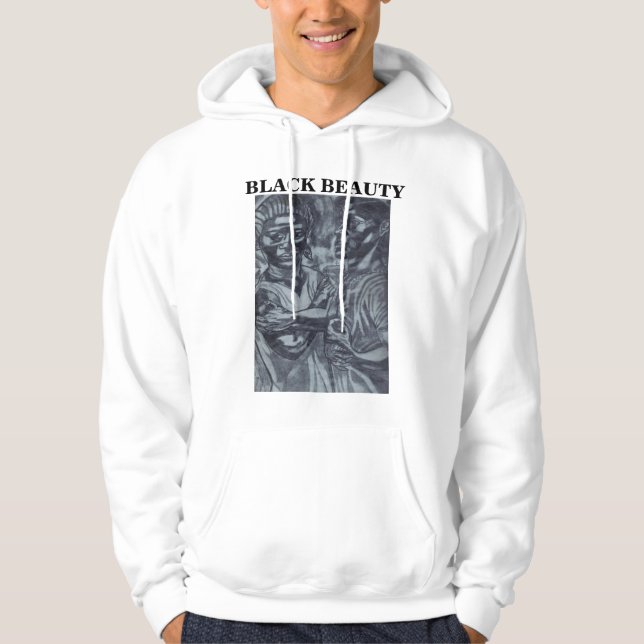 VESTE À CAPUCHE HOOIRE DE BEAUTÉ NOIRE (Devant)