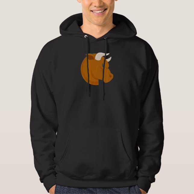 Veste À Capuche Horoscope Astrologie Taureau Femmes Adolescentes (Devant)