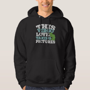 Veste À Capuche Horoscope SIGNE Zodiaque Virgo aime prendre des ph