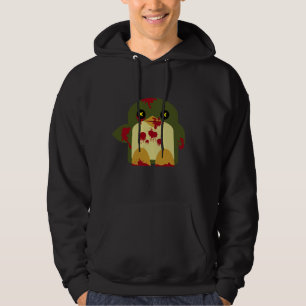 Veste À Capuche Horreur horrible de zombi de pingouin de Kawaii
