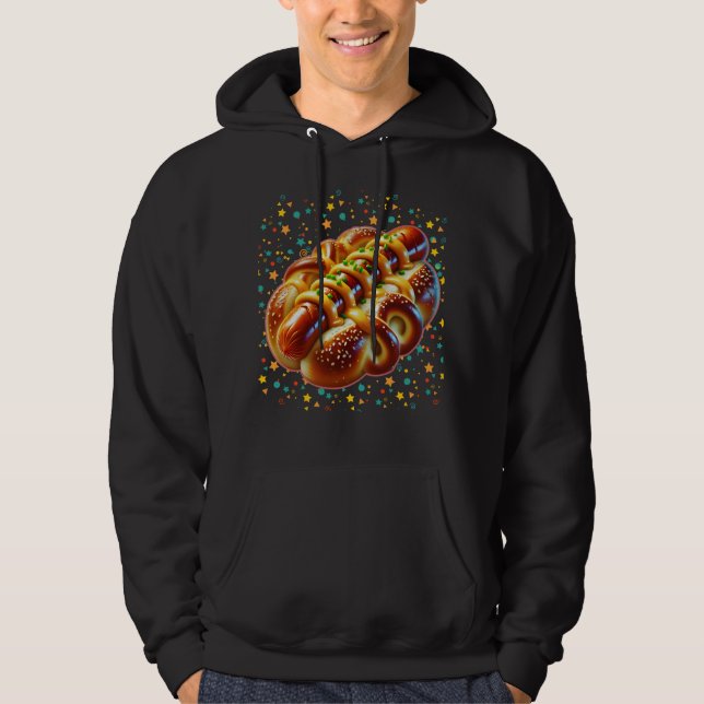 Veste À Capuche hot-dog drôle pour les amoureux (Devant)