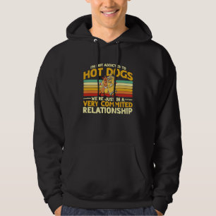 Veste À Capuche Hot Dog Humour Adulte Une Relation Très Sérieuse