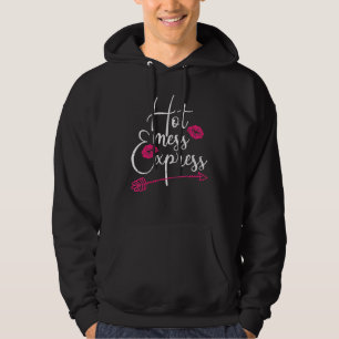 Veste À Capuche Hot Mess Express Maman Mère Graphisme