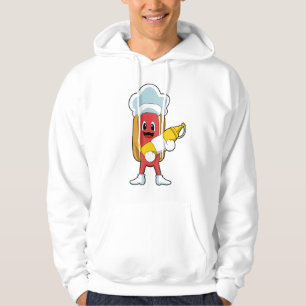 Veste À Capuche Hotdog avec moutarde
