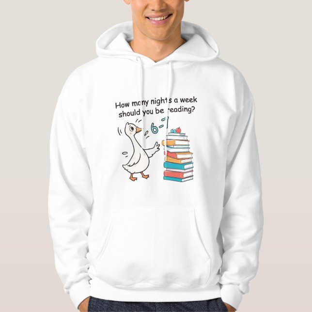 Veste À Capuche How Many Nights a Week Should You Be Reading 6-7 (Devant)