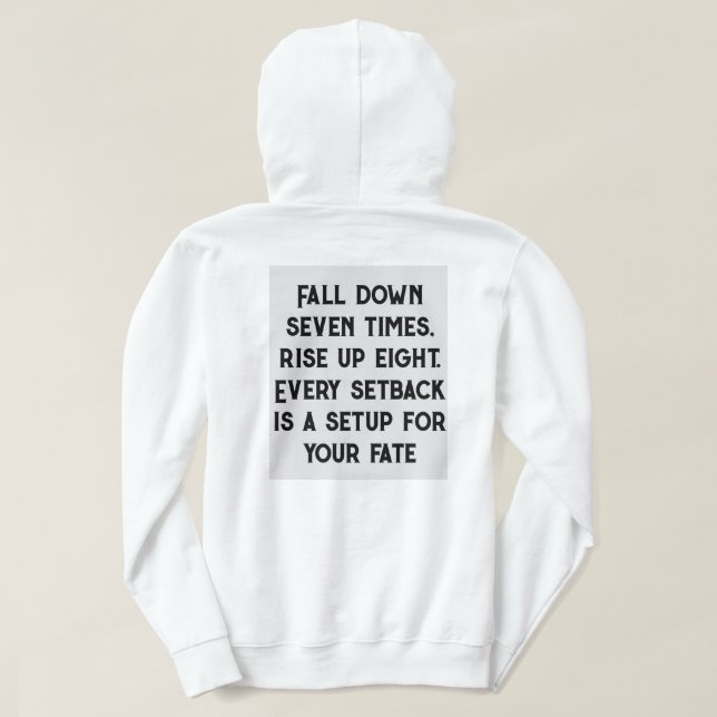 Veste À Capuche Huddie blanc classique : Confort intemporel (Design dos)