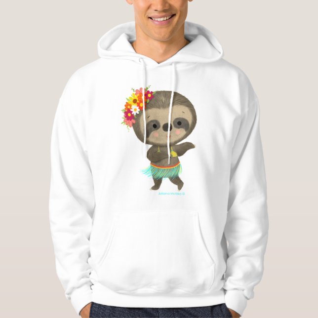 Veste À Capuche Hula dansante de Sloth (Devant)