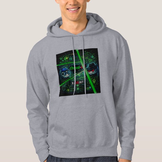 Veste À Capuche Humeur de hacker (Devant)