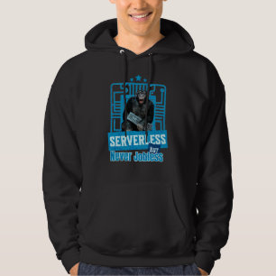 Veste À Capuche Humour de développeur singe drôle sans serveur