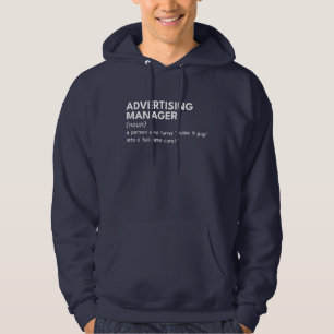Veste À Capuche Humour de travail du responsable marketing