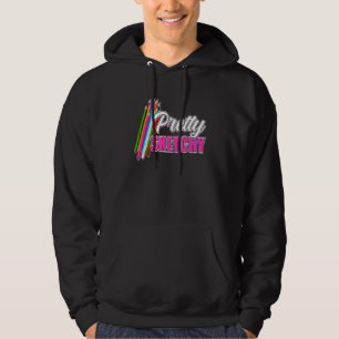 Veste À Capuche Humour d'enseignant amusant Crayons de couleur ass