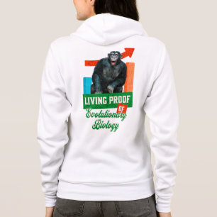 Veste À Capuche Humour Évolutionnaire Biologie Chimpanzé Drôle
