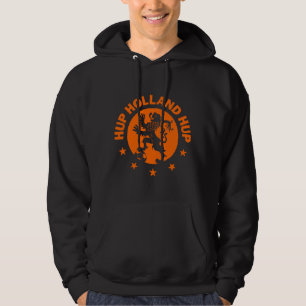 Veste À Capuche Hup lion néerlandais orange de la Hollande Hup -