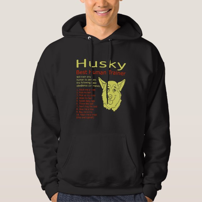 Veste À Capuche Husky Entraînera N'Importe Quel Homme (Devant)